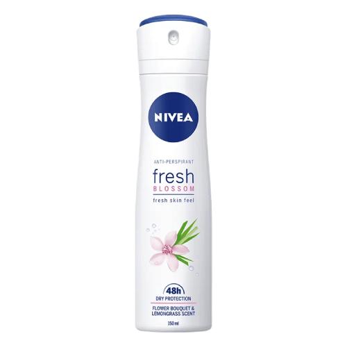 Miniaturka artykułu - NIVEA Fresh Blossom Antyperspirant w sprayu, 150 ml
