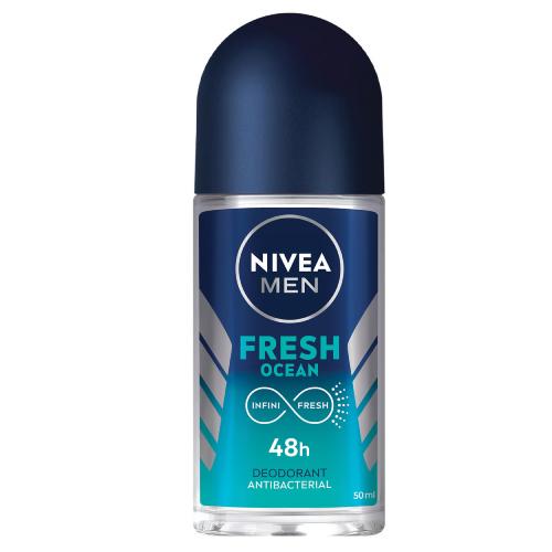 Miniaturka artykułu - NIVEA Men Fresh Ocean Dezodorant w kulce, 50 ml