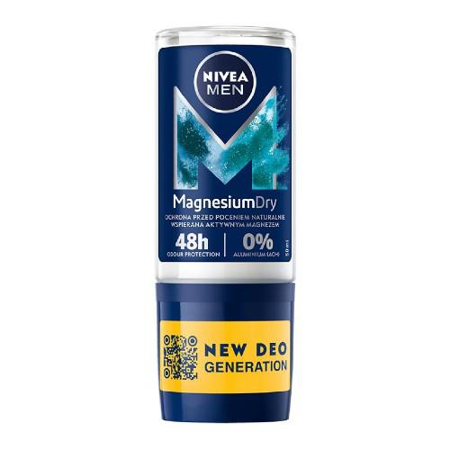 Miniaturka artykułu - NIVEA MEN Roll-on Magnesium Dry Antyperspirant, 50ml