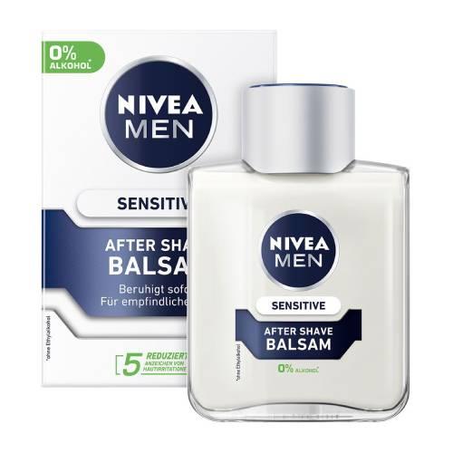 Miniaturka artykułu - Nivea Men Sensitive Łagodzący balsam po goleniu, 100 ml