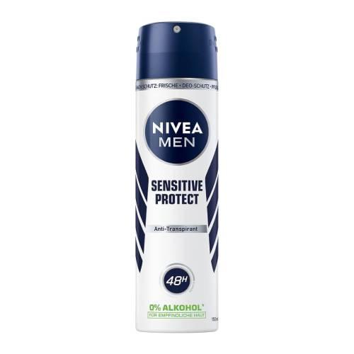 Miniaturka artykułu - Nivea Men Sensitive Protect Antyperspirant w aerozolu, 150 ml