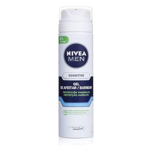 Miniaturka artykułu - Nivea Men Sensitive Łagodzący żel do golenia, 200 ml