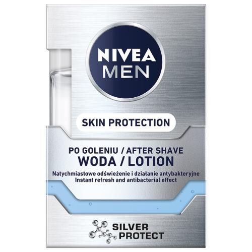 Miniaturka artykułu - NIVEA MEN Silver Protect Woda po goleniu, 100ml