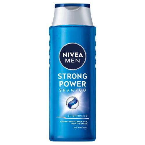 Miniaturka artykułu - NIVEA MEN Strong Power Szampon do włos&oacute;w, 400ml