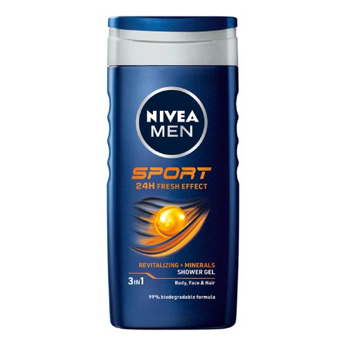Miniaturka artykułu - NIVEA Men Sport Żel pod prysznic, 250ml