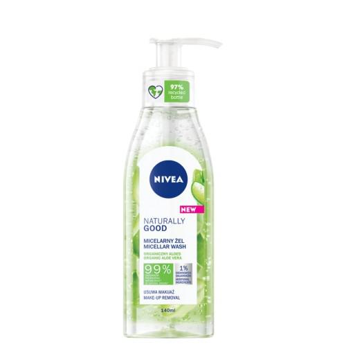 Miniaturka artykułu - NIVEA NATURALLY GOOD Micelarny Żel, 140ml