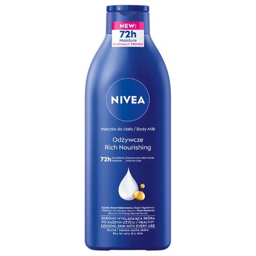 Miniaturka artykułu - NIVEA Odżywcze mleczko do ciała, 400 ml