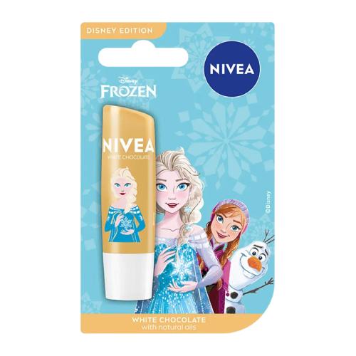 Miniaturka artykułu - NIVEA White Chocolate Disney Edition Pielęgnująca pomadka do ust, 4,8 g