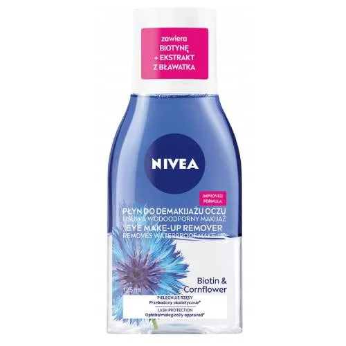 Miniaturka artykułu - NIVEA Płyn dwufazowy do demakijażu oczu, 125 ml