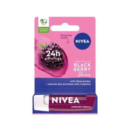 Miniaturka artykułu - NIVEA Pomadka Blackberry Shine 5,5ml