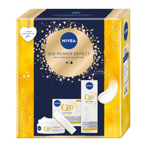 Miniaturka artykułu - NIVEA Q10 Power Effect Zestaw Przeciwzmarszczkowy krem na dzień, 50ml + Przeciwzmarszczkowy krem pod oczy, 15ml
