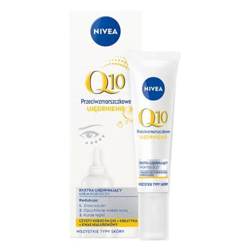 Miniaturka artykułu - Nivea Q10 Przeciwzmarszczkowe ujędrnienie Krem pod oczy, 15 ml