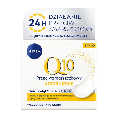 Miniaturka artykułu - NIVEA Q10 Przeciwzmarszczkowy krem do twarzy na dzień SPF 30, 50 ml