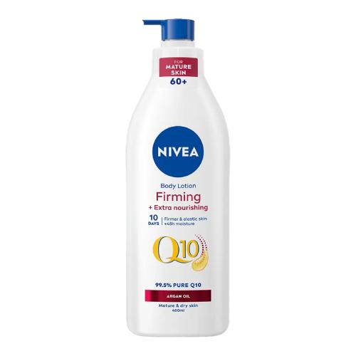 Miniaturka artykułu - NIVEA Q10 Ujędrnienie + Odżywienie Balsam do ciała z pompką, 400ml