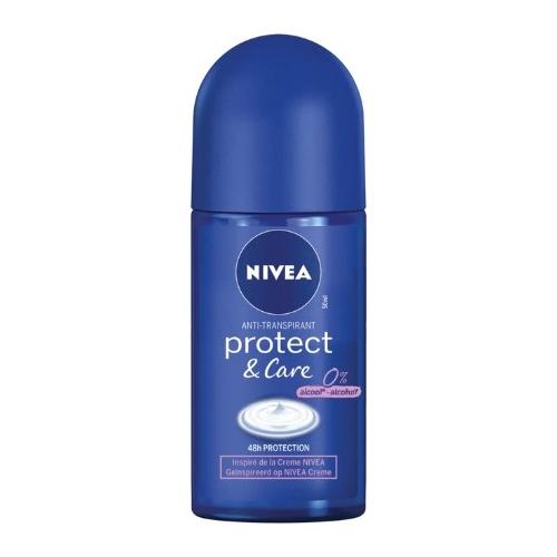 Miniaturka artykułu - NIVEA Protect&Care Antyperspirant w kulce roll-on, 50ml