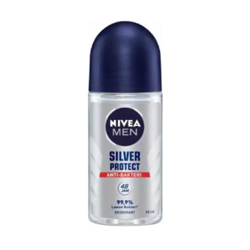 Miniaturka artykułu - NIVEA MEN Silver Protect Anti-Bakteri roll-on Antyperspirant w kulce dla mężczyzn, 50ml