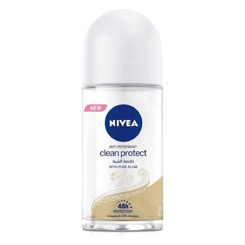 Miniaturka artykułu - Nivea Clean Protect Antyperspirant w kulce dla kobiet roll on, 50 ml