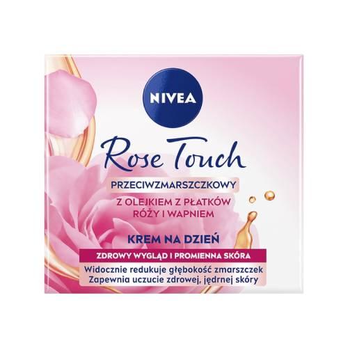 Zdjęcie produktu - NIVEA Rose Touch Przeciwzmarszczkowy krem dzienny, 50ml
