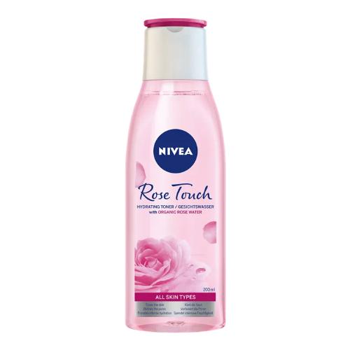 Miniaturka artykułu - NIVEA Rose Touch Tonik nawilżający z organiczną wodą różaną, 200ml