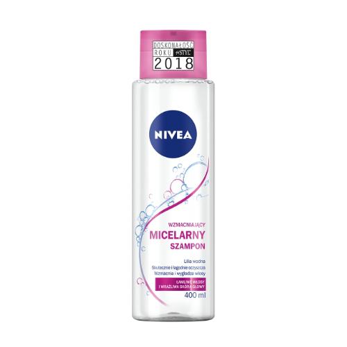 Miniaturka artykułu - NIVEA Szampon micelarny wzmacniający, 400ml