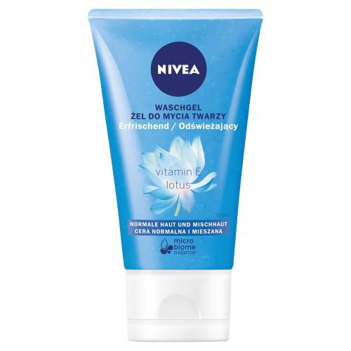 Miniaturka artykułu - NIVEA  Żel do mycia twarzy cera normalna i mieszana, 150ml