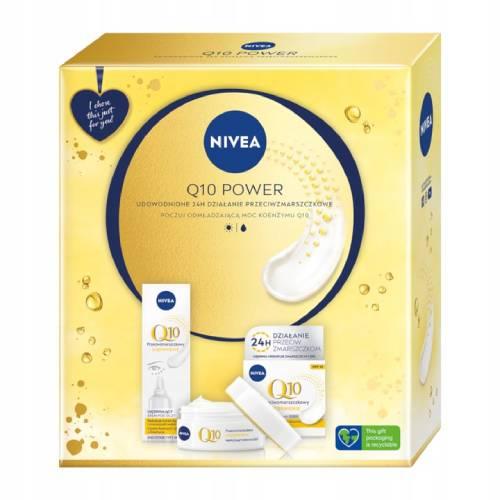 Miniaturka artykułu - NIVEA Zestaw Q10 Power (Krem na dzień, 50ml + Krem pod oczy, 15ml)