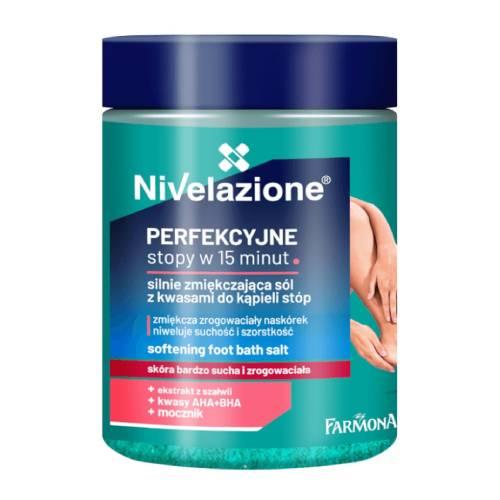 Miniaturka artykułu - Nivelazione Silnie zmiękczająca s&oacute;l z kwasami do kąpieli st&oacute;p, 350 g