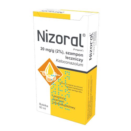 Miniaturka artykułu - Nizoral Szampon leczniczy 20 mg/g, 1 butelka 60 ml