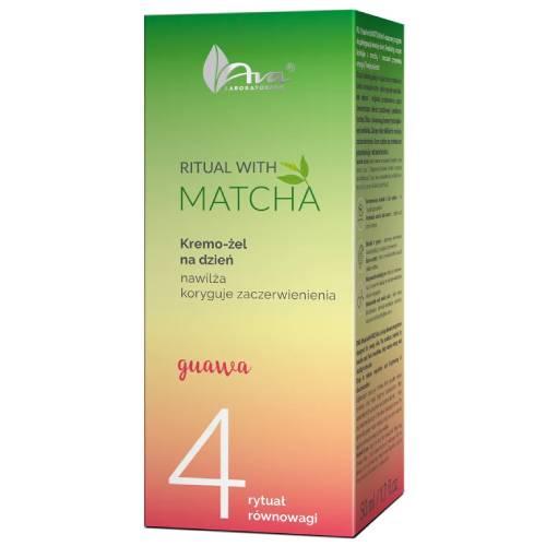 Miniaturka artykułu - AVA Ritual with Matcha 4 Kremo-żel do twarzy na dzień z nicynamidem, 50 ml
