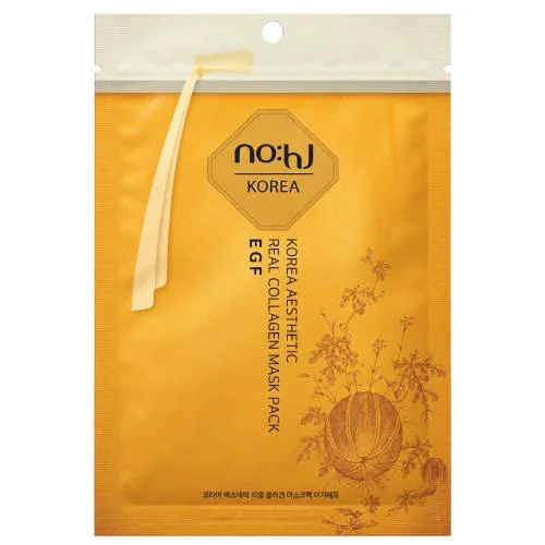 Miniaturka artykułu - NO:HJ Real Collagen Mask EGF Maseczka kolagenowa do twarzy, 26 g