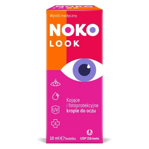 Miniaturka artykułu - NOKO LOOK Krople do oczu, 10 ml KR&Oacute;TKA DATA 30.11.2026