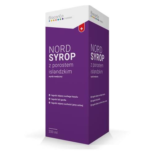 Miniaturka artykułu - NORD Syrop z porostem islandzkim, 200ml