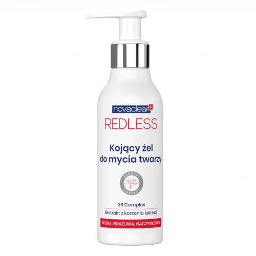 Miniaturka artykułu - NOVACLEAR REDLESS Kojący żel do mycia twarzy, 150ml