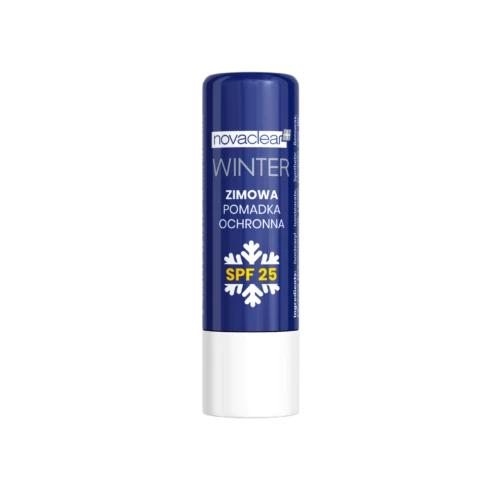 Miniaturka artykułu - NOVACLEAR Zimowa pomadka ochronna SPF25, 4,9g