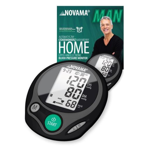 Miniaturka artykułu - NOVAMA Home MAN Ciśnieniomierz elektroniczny z ESH i IHB - 1 sztuka