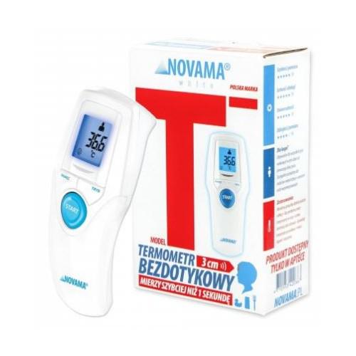Miniaturka artykułu - NOVAMA white T1S Termometr bezdotykowy, 1szt.