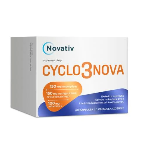 Miniaturka artykułu - Novativ Cyclo3nova, 60kaps.