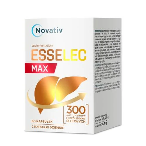 Miniaturka artykułu - Novativ Esselec Max, 60kaps.