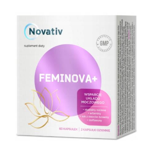 Miniaturka artykułu - Novativ Feminova+ 60kaps.