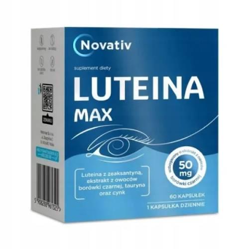 Miniaturka artykułu - Novativ Luteina Max, 60kaps.