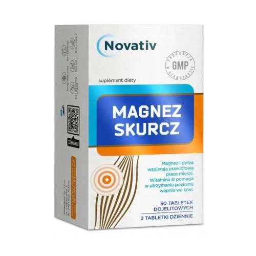 Miniaturka artykułu - Novativ Magnez Skurcz, 50tabl.