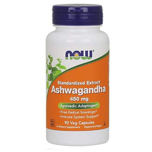 Miniaturka artykułu - NOW Ashwagandha 450mg -90kapsułek