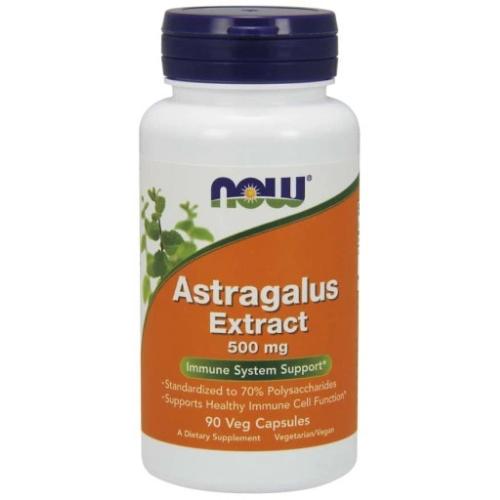 Miniaturka artykułu - NOW Astragalus Extract 500mg, 90 kapsułek