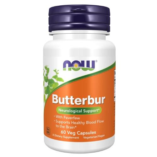 Miniaturka artykułu - NOW Butterbur 75 mg, 60 kaps.