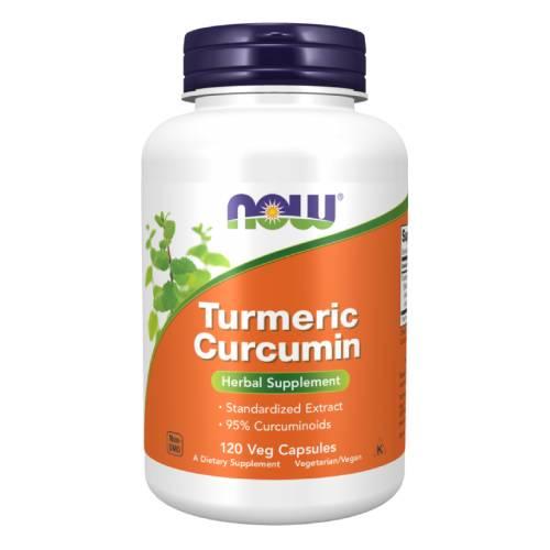 Miniaturka artykułu - NOW CURCUMIN 450MG - 120 kapsułek Veg Caps
