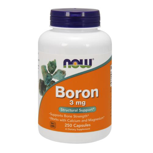 Miniaturka artykułu - NOW FOODS Boron 3 mg, 250 kaps.
