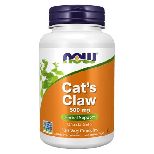 Miniaturka artykułu - NOW FOODS Cat's Claw 500mg - 100 kapsułek