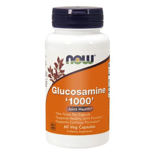 Miniaturka artykułu - NOW FOODS Glukozamina HCl 1000mg, 60 kaps.