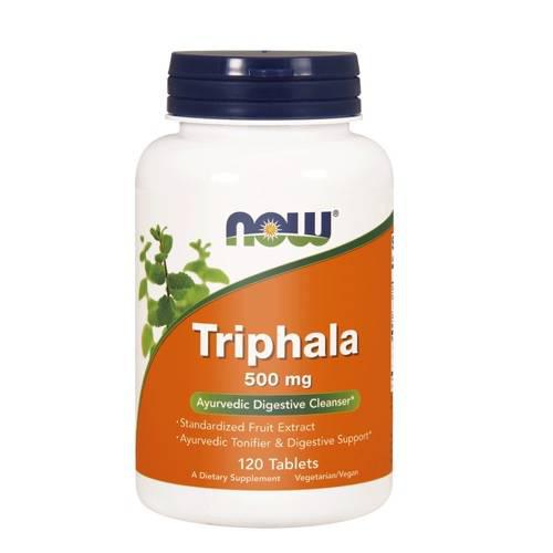 Miniaturka artykułu - NOW FOODS Triphala 500 mg, 120 tabl.