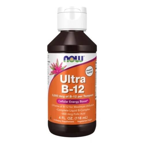 Miniaturka artykułu - NOW FOODS Ultra B-12 Płyn, 118 ml